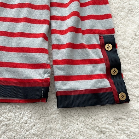 J.Crew Grosgrain Ribbon Striped Nautical T-shirt - Picture 5 of 9